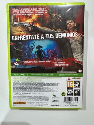 DmC Devil May Cry Xbox 360 PAL ESP