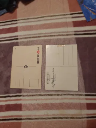 Lote di 2 cartoline cinema e musica