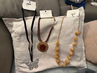 Vestido largo floral azul y rojo