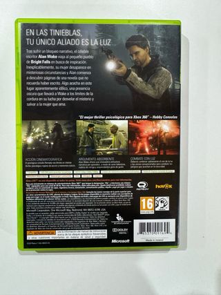 Alan Wake Xbox 360 PAL ESP
