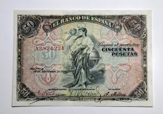 50 Pesetas 1906 Serie A282