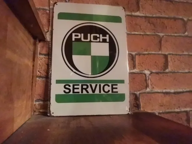 Placa Metálica Puch Service