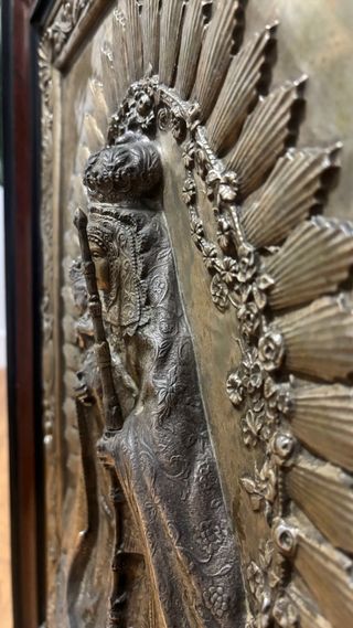 Antiguo Cuadro Virgen de Candelaria