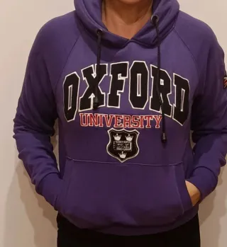 Sudadera Oxford University Morada