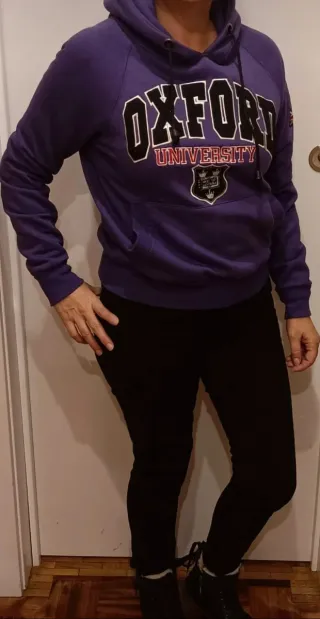 Sudadera Oxford University Morada