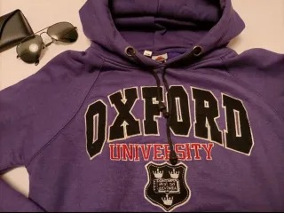 Sudadera Oxford University Morada