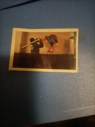 Cromo Spider-Man Vintage acepto tasación