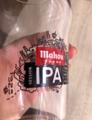 5 Vasos Cerveza Mahou IPA