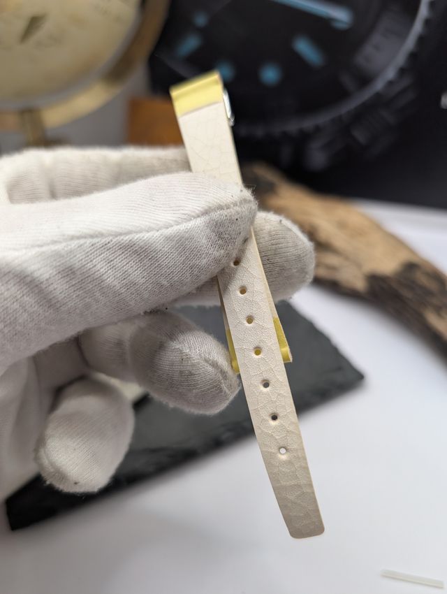 Cinturino Citizen NOS Giallo 13mm Pel