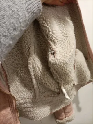 Cazadora rosa MD'M con borreguito