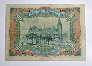 100 Pesetas 1907 Sin serie 1927