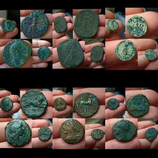 Lote 15 Monedas Romanas Antiguas