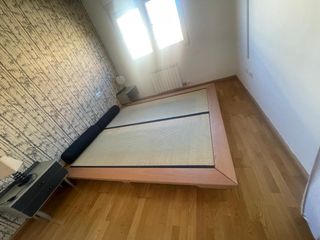 Somier japonés de bambú y madera