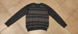 Felpa girocollo con ricami ragazzo Pull&Bear