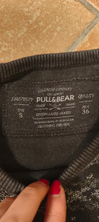 Felpa girocollo con ricami ragazzo Pull&Bear