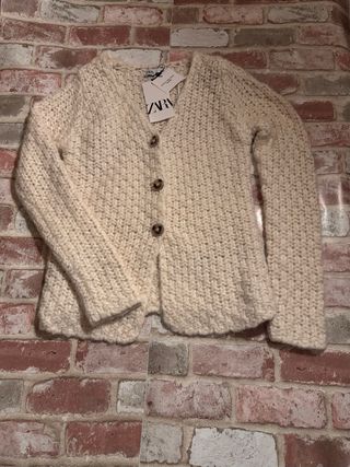 Jersey de punto blanco