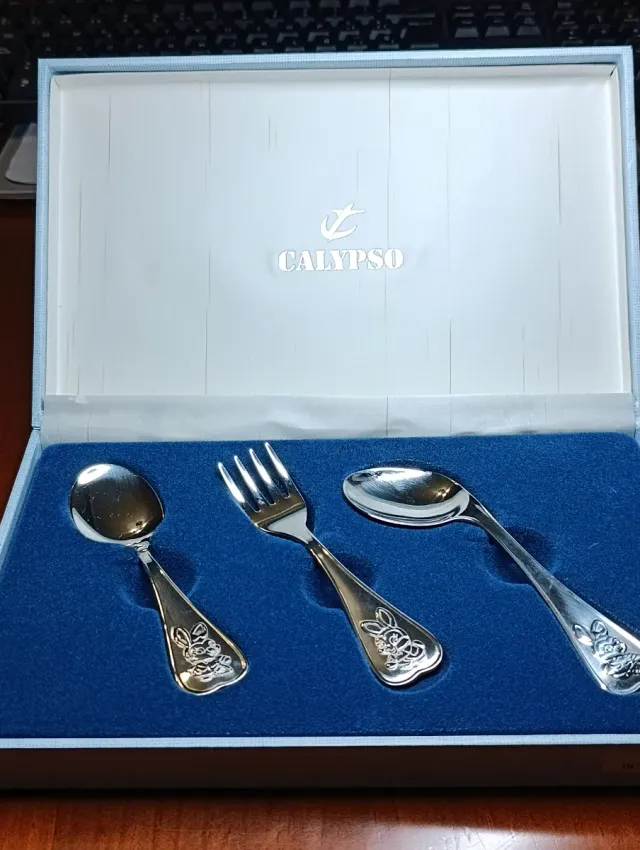 Cubiertos para bebé Calypso
