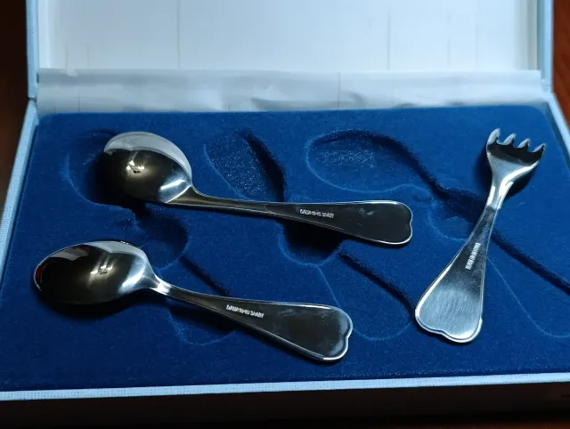 Cubiertos para bebé Calypso