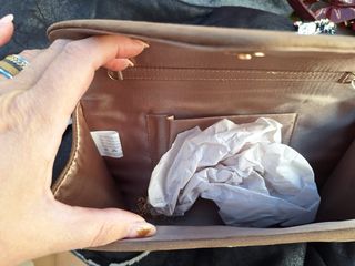 Bolso Beige y Rosa Corazón