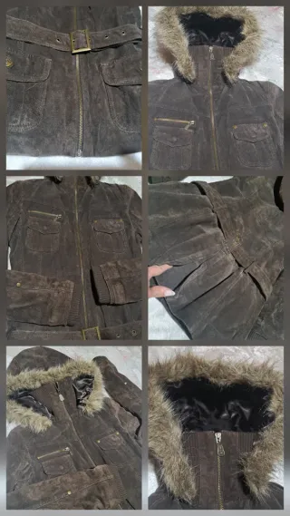 ABRIGO/CHAQUETÓN TRES CUARTOS PIEL