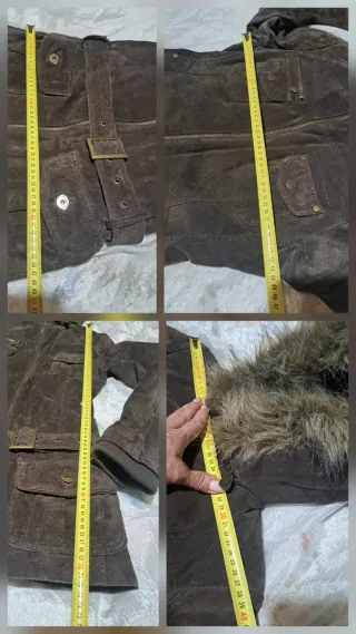 ABRIGO/CHAQUETÓN TRES CUARTOS PIEL