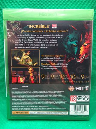 The Wolf Among Us Xbox NUEVO