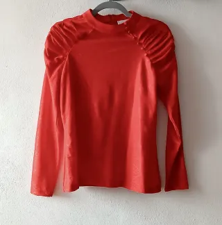 Camiseta Savida manga larga mujer roja
