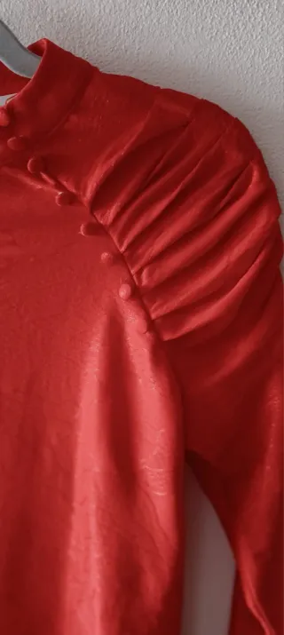 Camiseta Savida manga larga mujer roja