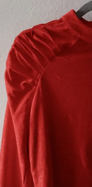 Camiseta Savida manga larga mujer roja