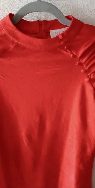 Camiseta Savida manga larga mujer roja