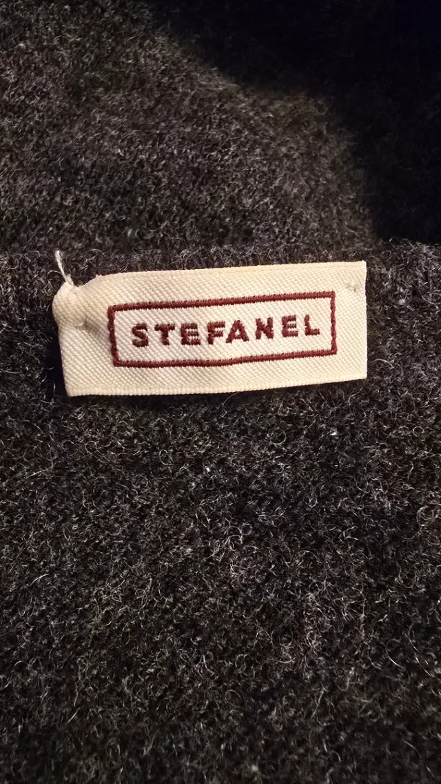 Jersey lana gris marengo manga 3/4