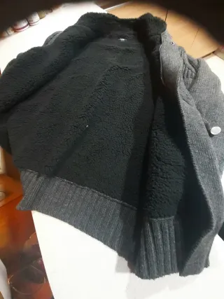 Chaqueta gruesa invierno felpa interior