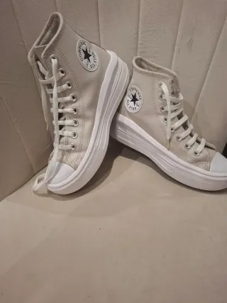 Zapatillas Converse Beige Talla 38 Mujer