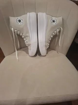 Zapatillas Converse Beige Talla 38 Mujer