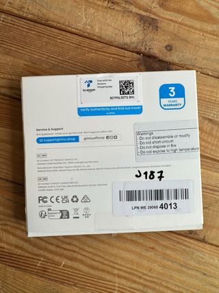 INIU Power Bank 10000mAh USB C Linterna