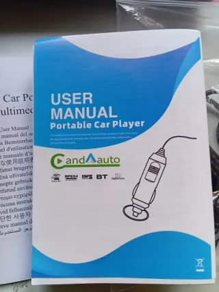 Reproductor Multimedia Coche Portátil