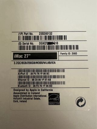 iMac 27 Late 2015 i5 24 Gb RAM 246 Gb de SSD