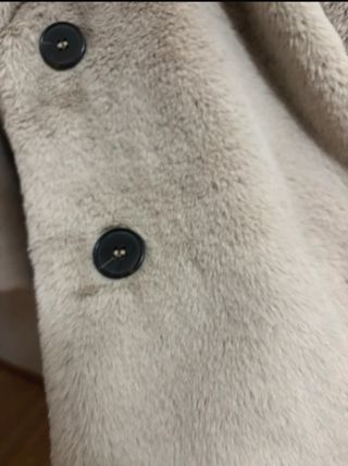 Abrigo Zara Beige Talla