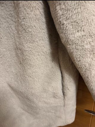 Abrigo Zara Beige Talla