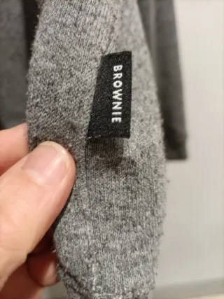 Sudadera Brownie S SOHO Gris Jaspeado