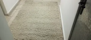 Tappeto di lana beige