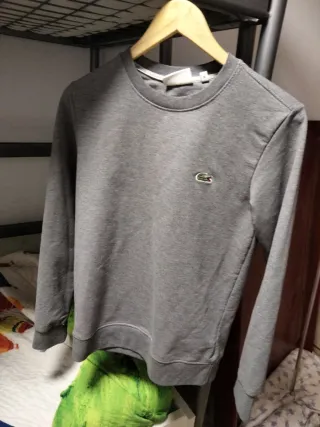 Sudadera Gris Lacoste