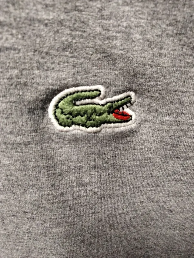 Sudadera Gris Lacoste