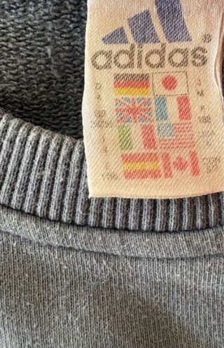Felpa Adidas Grigia Taglia M