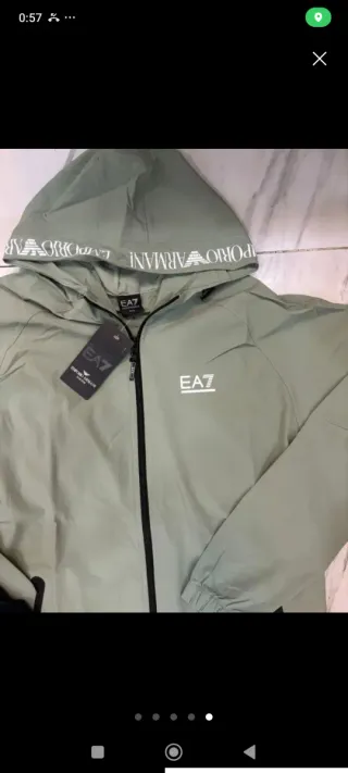 Conjunto Deportivo Armani Verde y Azul