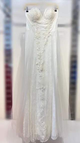 Vestido Novia Escote Corazón Tul