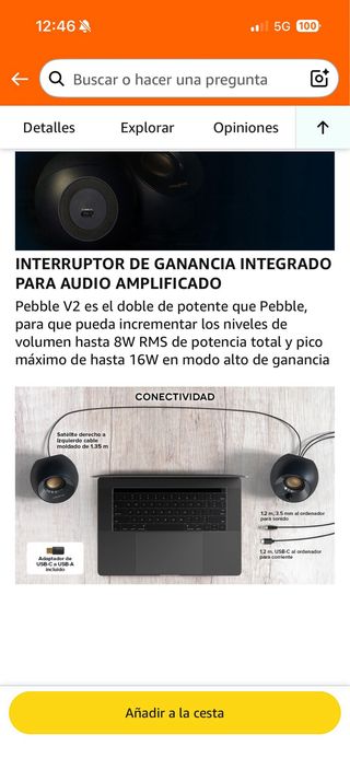 Altoparlanti Creative Neri e Dorati