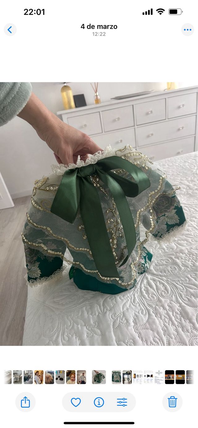 Traje de fallera niña 2 años