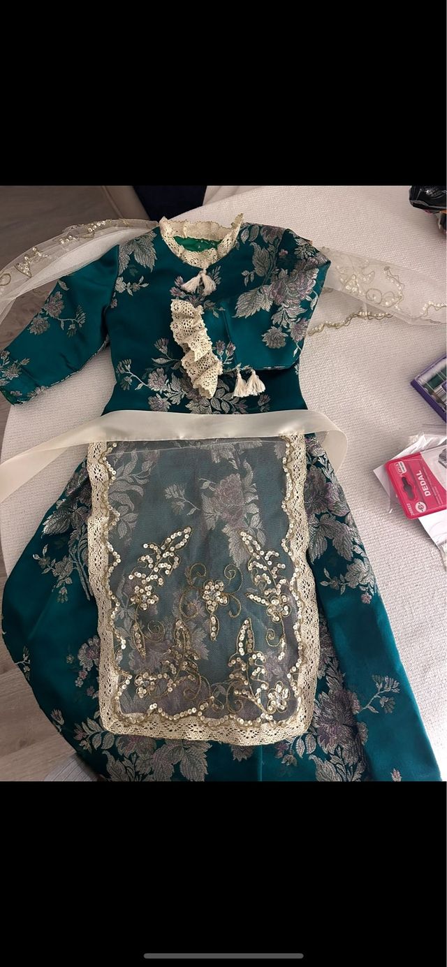 Traje de fallera niña 2 años