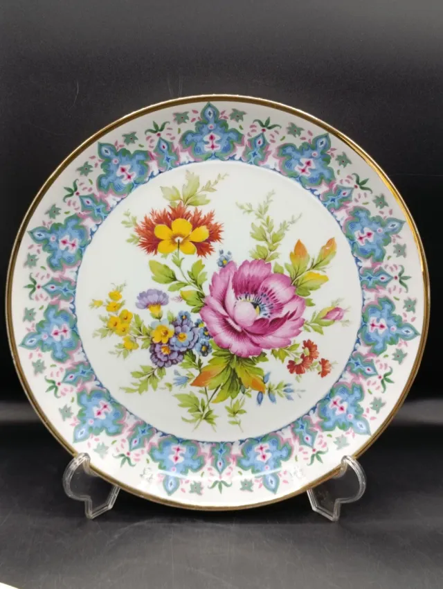 Platos de porcelana Bidasoa con flores